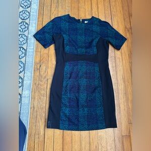 MICHAEL Michael Kors Blue and Green Patterned dress